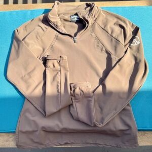 Classic Brown Women's Pullover Jacket